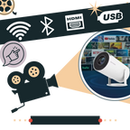 Vidéoprojecteur portable 4K ultra HD