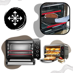 Protecteur universel de grille de four en silicone