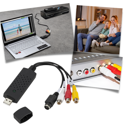 Adaptateur USB 2.0 pour la capture vidéo TV DVD VHS DVR