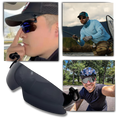 Lunettes de soleil à clips polarisées avec protection UV