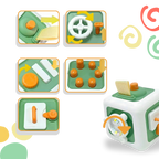 Jouet cube sensoriel 6 en 1