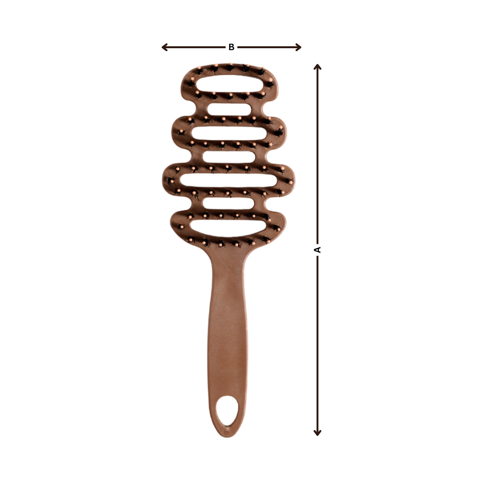 Brosse volumatrice en poils de sanglier