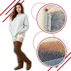 Chaussettes chauffantes longues et moelleuses
