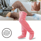 Chaussettes chauffantes longues et moelleuses