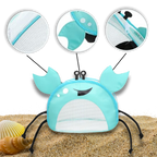 Sac de plage imperméable pour enfant en forme de crabe