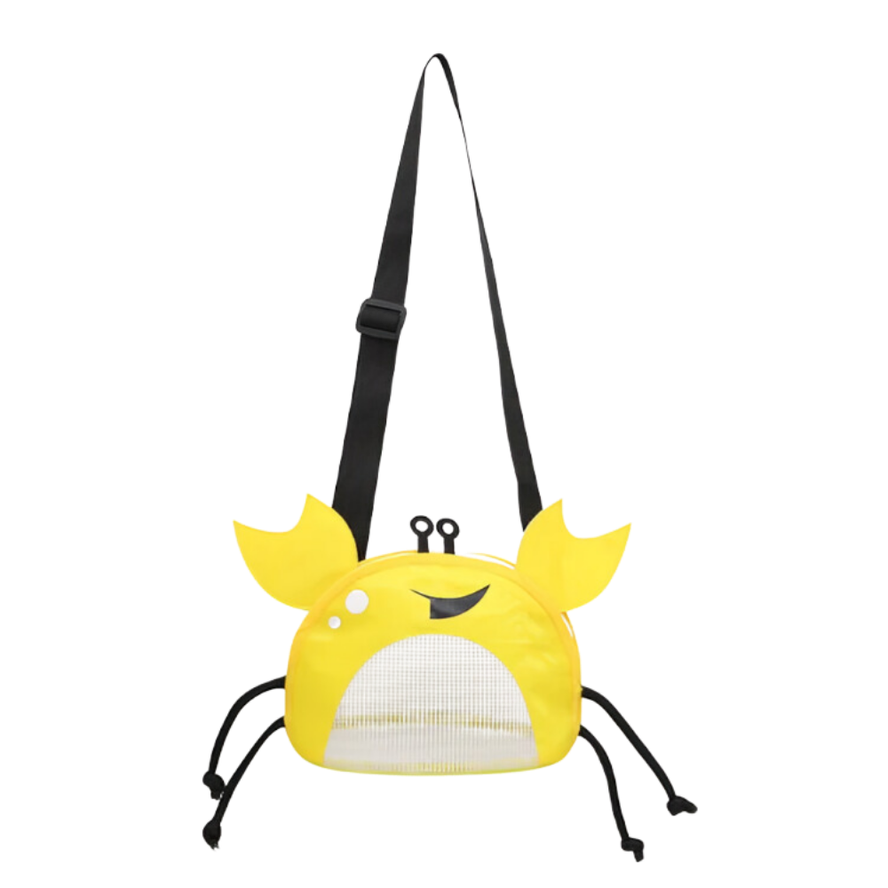 Sac de plage imperméable pour enfant en forme de crabe