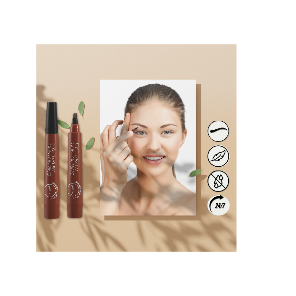 Stylo à sourcils liquide résistant à l'eau