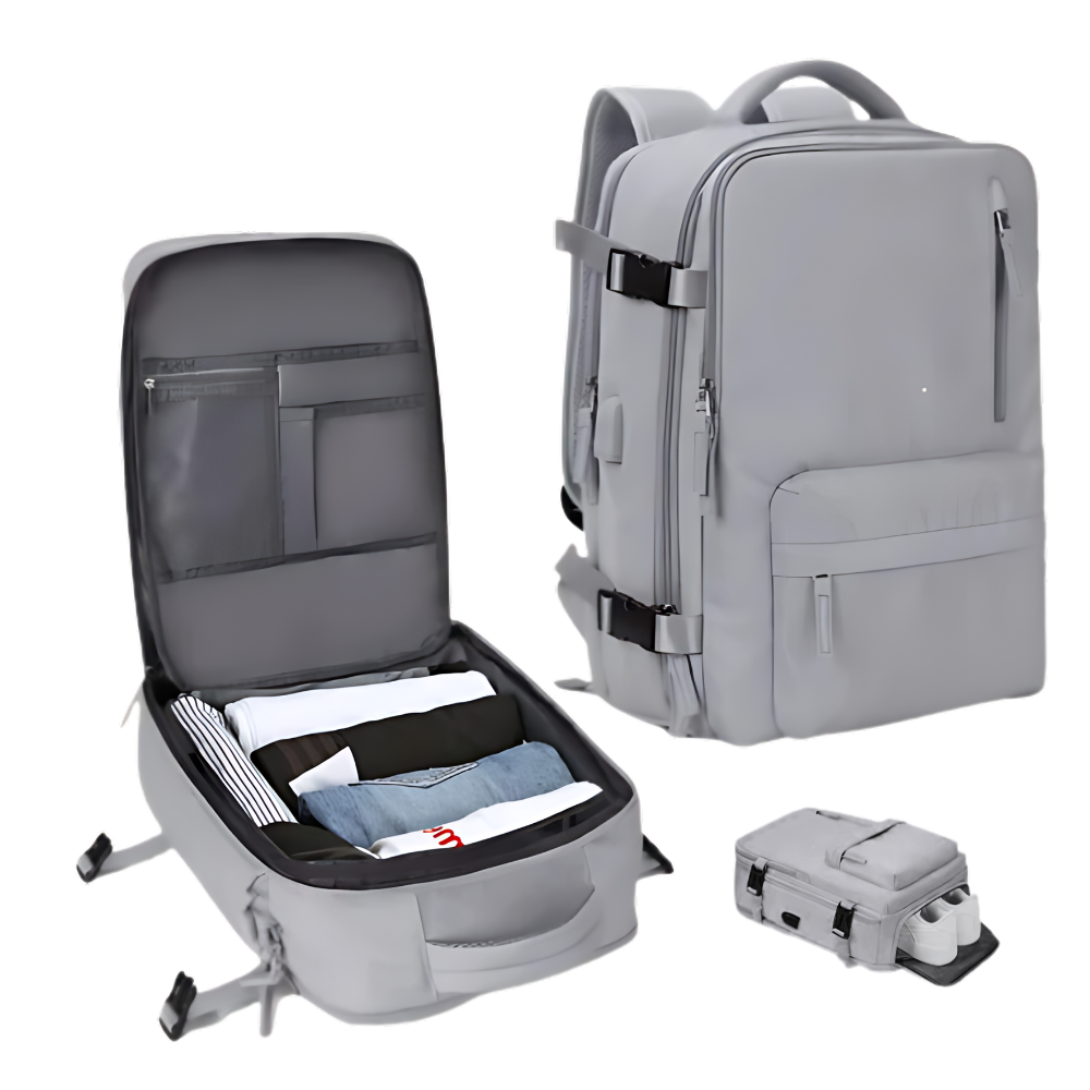 Sac à dos de voyage étanche à chargement USB