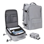 Sac à dos de voyage étanche à chargement USB