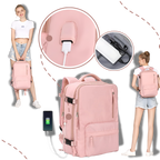 Sac à dos de voyage étanche à chargement USB