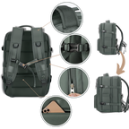 Sac à dos de voyage étanche à chargement USB