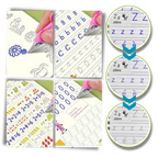Cahier d'écriture effaçable à rainures