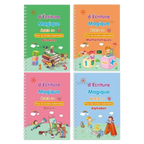 Cahier d'écriture effaçable à rainures