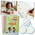 Cahier d'écriture effaçable à rainures