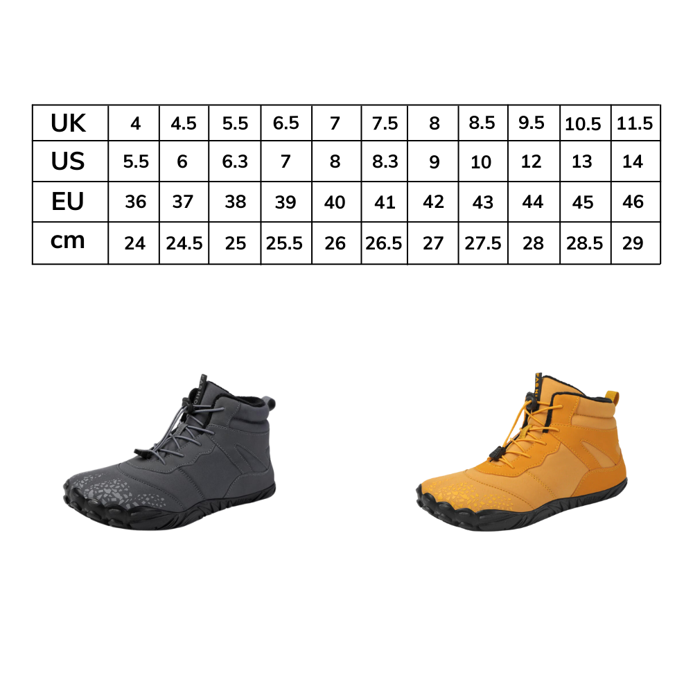 Chaussures de randonnée imperméables à semelle plate