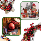 Sac-cadeau de Noël réutilisable à fermeture éclair