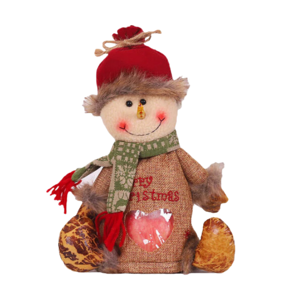 Sac-cadeau de Noël réutilisable à fermeture éclair